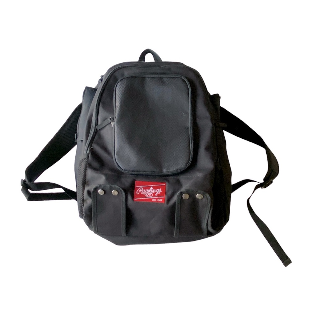 Rawlings Baseball / Softball 2 Bat Backpack - Black